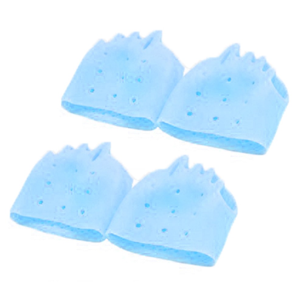 Unisex Men Women Toe Separators Offering Foot Support 4Pcs Solid Color Health