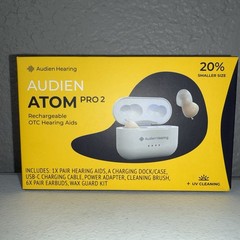 Audien ATOM PRO 2 Wireless Rechargeable OTC Hearing Aid
