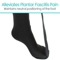 NEW Plantar Fasciitis Stretch Night Sock – Black