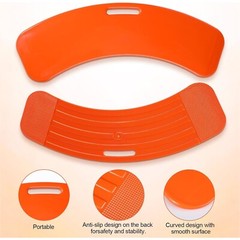 Beeveer Slide Board with Handles – Patient Transfer Assist Device 330 lb, Orange