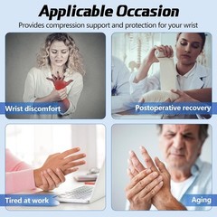 2 Pcs Wrist Brace for Carpal Tunnel Night Sleep Support Adjustable Wrist Splint
