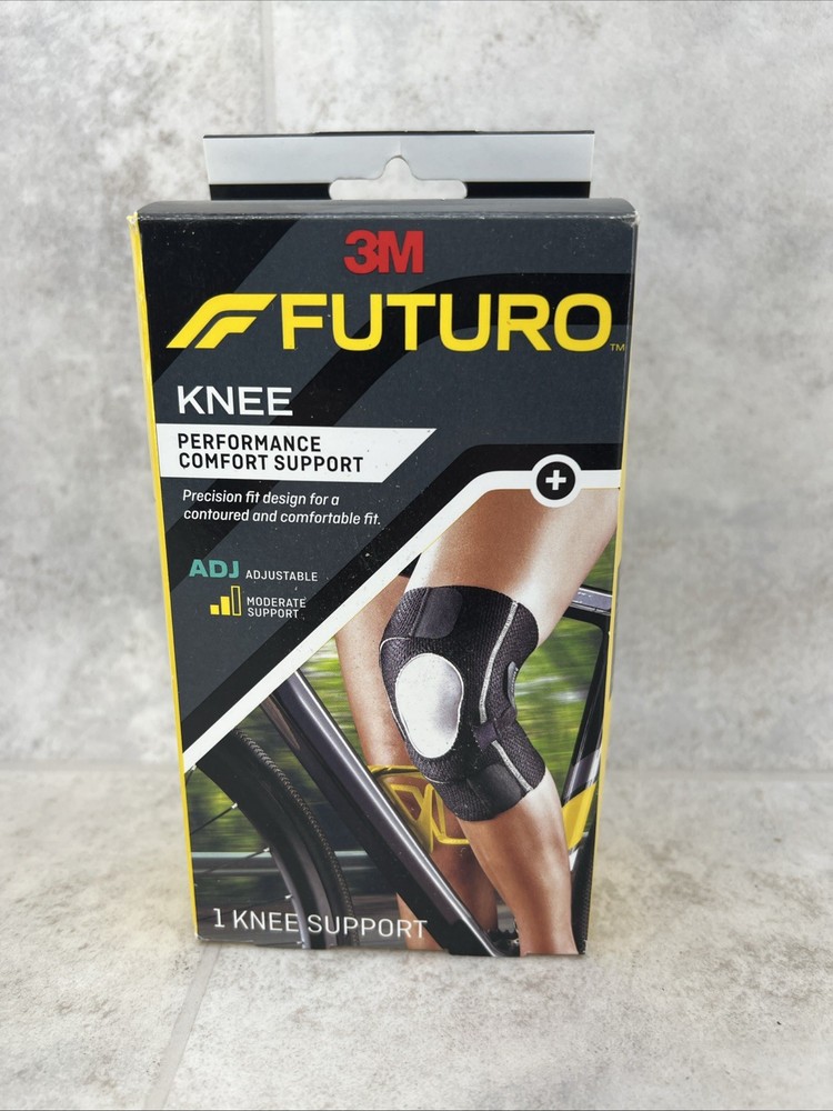 FUTURO Performance Comfort Compression Knee Support, Adjustable- Moderate- New