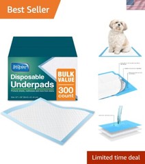 Bulk Savings Pack 300 ct. Disposable Chux Underpads, 23 x 36 Inches, Moderate…