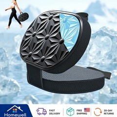 Comfort On-The-Go: Foldable Gel & Memory Foam Seat Cushion – 9.45″ Travel Size