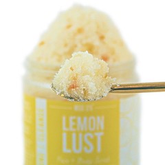Mojo Spa Lemon Lust Face And Body Scrub Lemon Citrus Scent Moisturizing Sugar