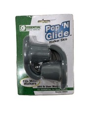 Pop „N Glide Walker Skis W605 NEW Essential Medical Supply Fits Most Walkers