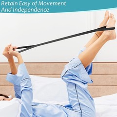 Extra Long Leg Lifter Strap Adjustable Foot Lift Aid for Limited Mobility New US