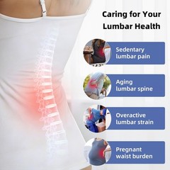Adjustable Lumbar Support Pillow for Bed & Sleeping, 4-Layer Back Support Cus…