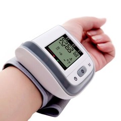 New Automatic Wrist LCD Digital Wrist Blood Pressure Cuff Meter Counter 5 Color