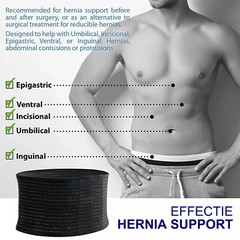 Umbilical Hernia Belt for Men and Women Compression Abdominal Support Binder