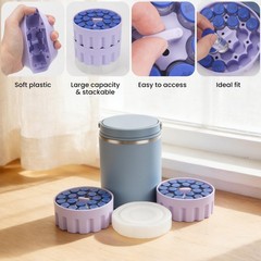 3ml Vial Insert (2 Pack) with Ice Pack Compatible Hydrapeak Food Jars,…