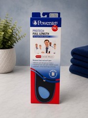 Powerstep ProTech Pro Full Length Orthotic Insoles PORON Anti-Microbial 7-7.5 D