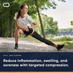 Copper Infused Compression Sleeve for Knee Support, Joint Pain Relief, Running,