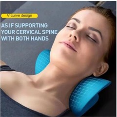 Portable Gravity Cervical Neck Massage Pillow Trigger Point Correction Support
