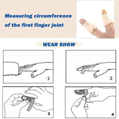 Mallet Finger Splint Orthotic Finger Straightening Protector for Sprained Finger