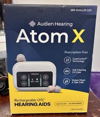 Audien Hearing Atom X, Rechargeable OTCHEARING AIDS