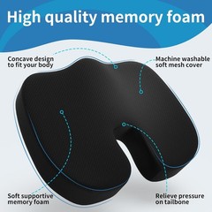 Seat Cushion &Office Chair Cushion,Lumbar Support Pillow for Office Chair,Ergono