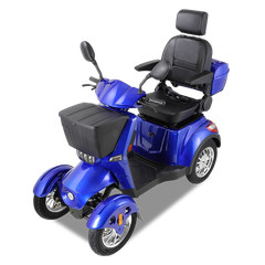 Heavy Duty 4-Wheel Mobility Scooters 31 Miles 3-Speed 800W 500lbs Capacity