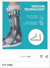 VACOped Achilles Walking Boot + EvenUp Bundle – Size Large – $200 OBO