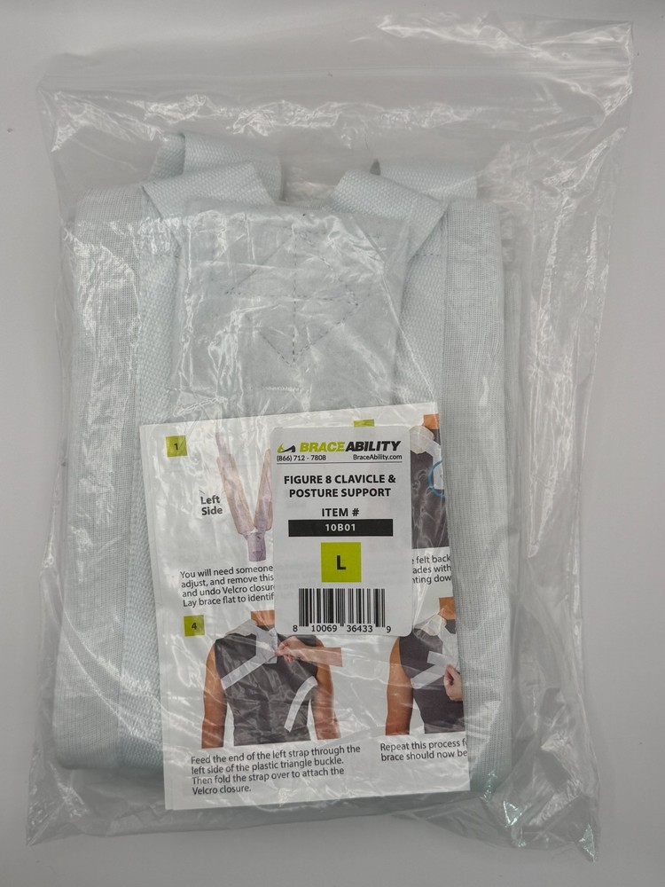 Braceability Figure 8 Clavicle & Posture support brace size L (large)