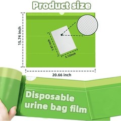 Universal Fit Commode Liners with Super Absorbent Pads, 50 Count Vanilla Scented