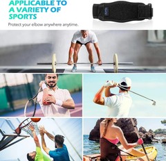 Tennis Elbow Brace Support Arthritis Tendonitis Golfer Arm Joint Pain Band Strap