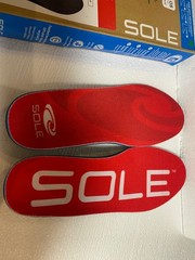 SOLE Active Medium Insoles –Orthotic Arch Support Inserts, Size: Mens 6/Womens 8