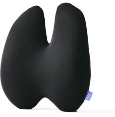 C CUSHION LAB Extra Dense Lumbar Back Pillow Ergonomic Memory Foam, Black