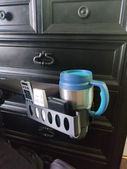 Cup Holder + Phone Basket Set for Quantum Power Chairs