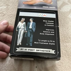 Aetrex Lynco Foot Orthotics Insoles For Mens Dress Shoes Model L500 Size 7 3/4