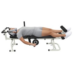 Multi-function Cervical Traction Device Back/Neck Stretcher Lumbar Stretch Bench