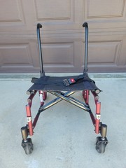 Quickie 2 Folding Wheelchair Frame & Parts 18″ x 18″ Used 18″x18″ NO Wheels Used
