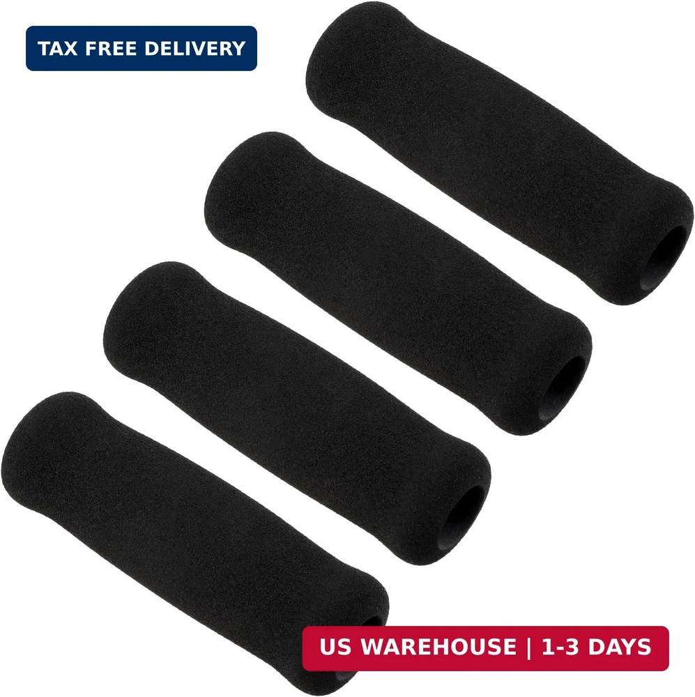 4 Pcs 19mm Walking Cane Grips Foam Handle Replacement for Seniors & Bicycles