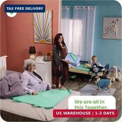 IMPROVIA® Washable Underpads, 34″ x 36″ (Pack of 4) – Heavy Absorbency Reusable