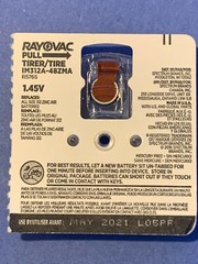 Rayovac 312A Extra Advanced Hearing Aid Battery, Size 312a – 6 Pack -NEW!