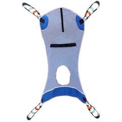 Uimoso Full Body Patient Lift Sling Commode Opening Medical Aid Sling M-Size