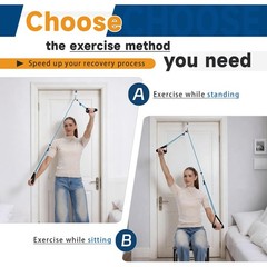 Shoulder Pulley for Physical Therapy, Pulleys for Shoulder Rehab, Over the Do…