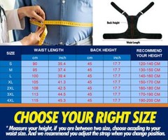 Back Brace Posture Corrector Upper Lower Back Support Adjustable Straightener