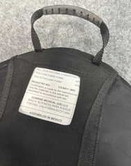 Sunrise Jay J3 Solid Wheelchair Back With Cushion & Quick Release Hardware #164