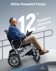 Folding Electric Wheelchair Power Wheelchair Mobility Scooter Lightweight Adult