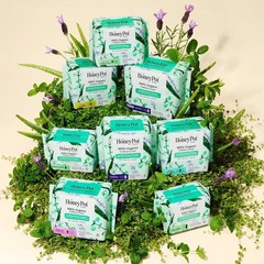 100% Organic Cotton Cover Cooling Herbal Infusion Incontinence Overnight – 16 ct
