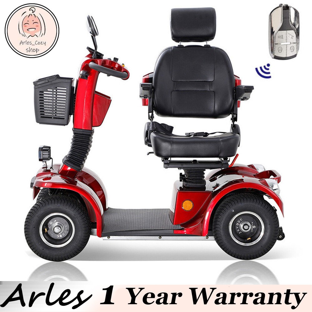 4 Wheels Mobility Scooter 500W Single-Handed Operation for deannjoli0