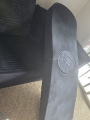 HOMBYS BBL Bed After Surgery Black Bed Wedge, Removable Velvet Cover, Foam
