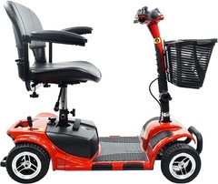 EMUSA Black Electric 4 Wheel Mobility Scooter KRMS31