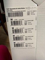 FLA ORTHOPEDICS ANKLE WALKER LOW HEIGHT ~ SIZE MEDIUM RIGHT OR LEFT