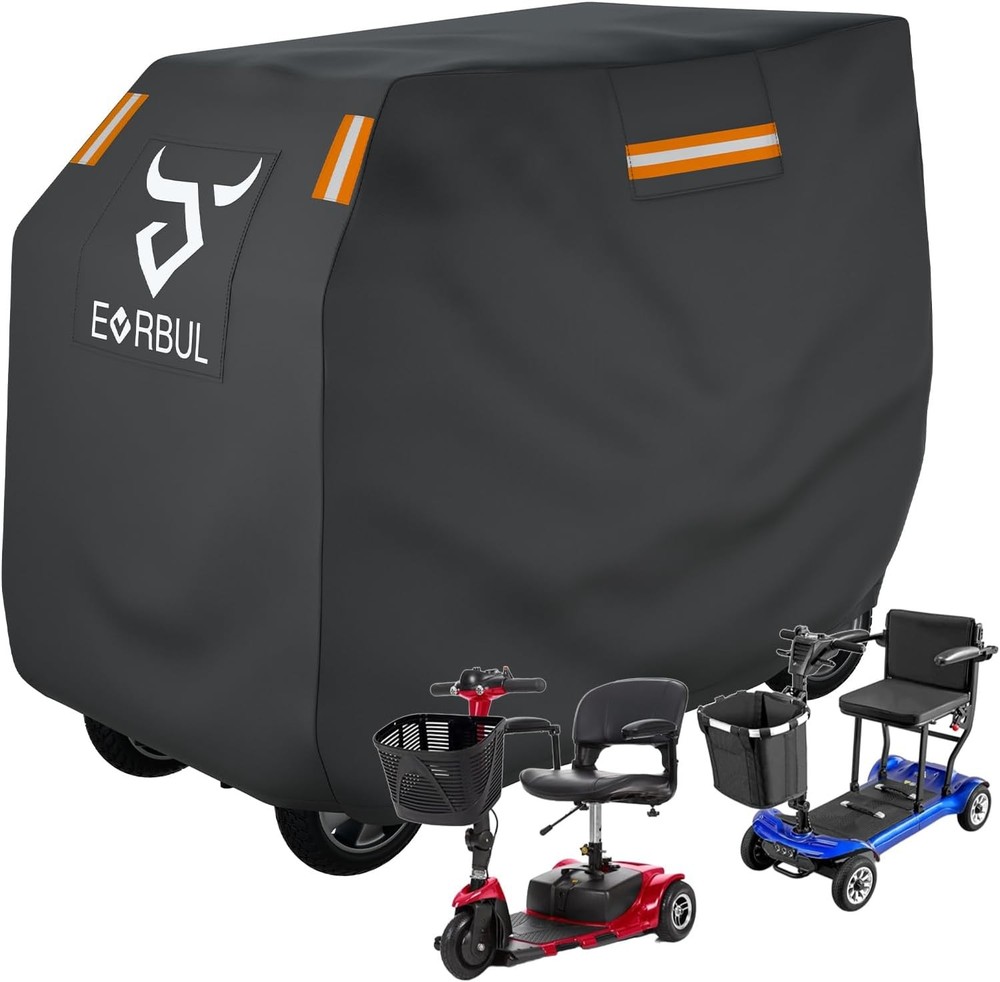 Mobility Scooter Cover Heavy Duty Waterproof for 49″L x 23″W x 39″ H 420D us
