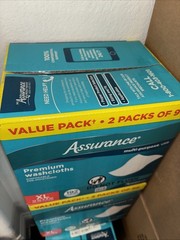 Assurance Premium Disposable Washcloths XL 96 Count 192 Count