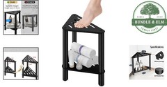 Durable Shower Foot Rest with Triangular Shape and Waterproof Design