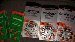 62 Rayovac Extra Advanced Size 13 Hearing Aid Batteries 1.45V 2026 + 8 Tru 2024