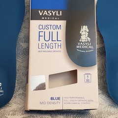 VASYLI Orthotic Insoles X-SMALL Men 3.5 – 5 / Women 4.5 – 6 Or Youth Full Length